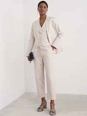 Seasalt Cornwall Natural Erica Linen Blend Blazer - Image 1 of 6
