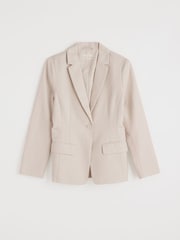 Seasalt Cornwall Natural Erica Linen Blend Blazer - Image 5 of 6