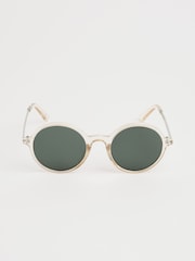 Seasalt Cornwall Natural Cascade Round Sunglasses - Image 1 of 4