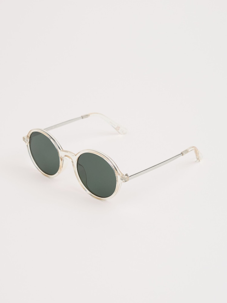 Seasalt Cornwall Natural Cascade Round Sunglasses - Image 2 of 4
