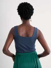Seasalt Cornwall Blue Cloud Pass Jersey Vest - Image 2 of 5