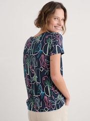 Seasalt Cornwall – Appletree – T-Shirt mit Schlüsselloch-Detail - Bild 2 von 5