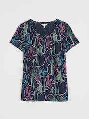 Seasalt Cornwall – Appletree – T-Shirt mit Schlüsselloch-Detail - Bild 4 von 5
