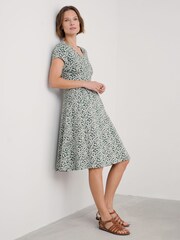 Seasalt Cornwall Green Petite Pier View Jersey Dress - Image 3 of 5