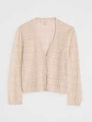 Seasalt Cornwall Natural Sweet Day 100% Cotton Cardigan - Image 4 of 5