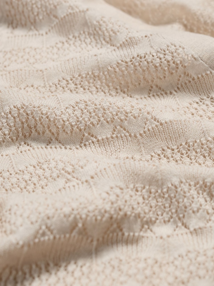 Seasalt Cornwall Natural Sweet Day 100% Cotton Cardigan - Image 5 of 5