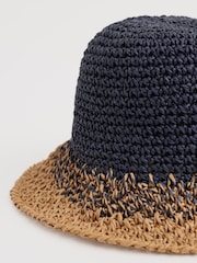 Seasalt Cornwall Blue Interweave Hat - Image 2 of 4