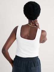Seasalt Cornwall White Cloud Pass Jersey Vest - Image 2 of 5