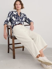 Seasalt Cornwall Navy Larissa 100% Cotton Shirt - Image 1 of 6