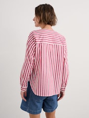 Roșu - Tricou din bumbac cu detaliu de gaura cheii 100% Seasalt Cornwall Appletree - Imaginea 2 din 5