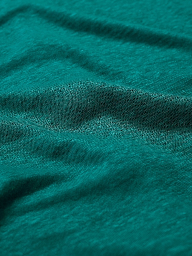 Verde - Seasalt Cornwall Parsley Fern Linen 100% Linen Jersey Shirt - Imagen 5 de 5