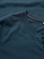 Verde azulado - Seasalt Cornwall Kellow 100% Cotton T-Shirt - Imagen 5 de 5