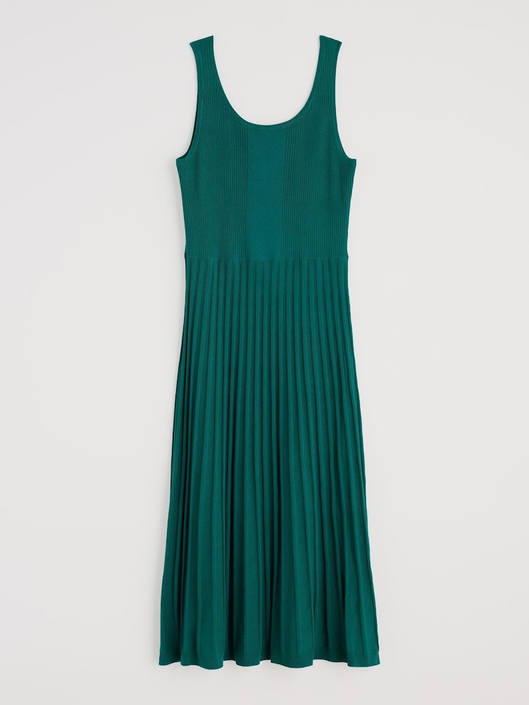 Seasalt Cornwall Green Sunlight Knitted Summer Dress - Image 4 of 5