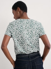 Verde - Seasalt Cornwall Waterflow Short Sleeve Top - Imagen 2 de 5