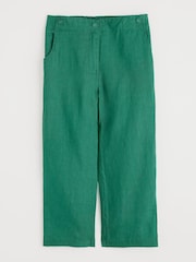 Seasalt Cornwall Green Petite Brawn Point Crops Trousers - Image 4 of 5