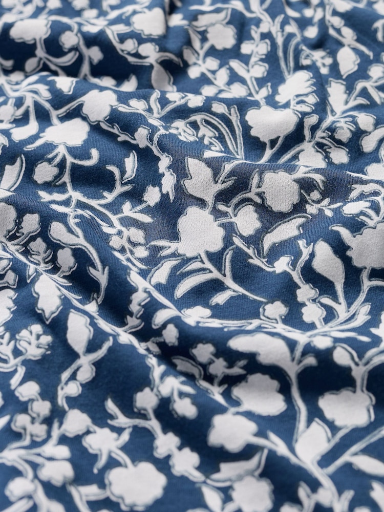 Seasalt Cornwall Blue Barnoon Jersey Printed Short-Sleeve Blouses - Image 5 of 5