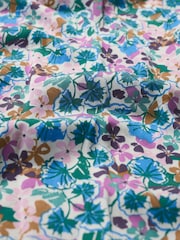 Seasalt Cornwall Blue Petite Rosalind Satin Midi Dress - Image 5 of 5
