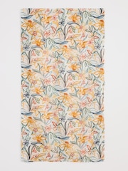 Seasalt Cornwall Yellow May Garland Circle Scarf - Image 4 of 5