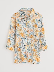 Seasalt Cornwall Yellow Larissa 100% Cotton Shirt - Image 4 of 7