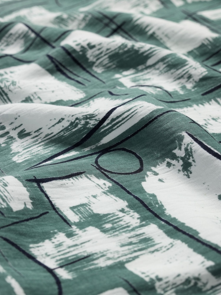 Seasalt Cornwall Green May Garland Square Scarf - Image 6 of 6