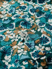 Seasalt Cornwall Blue Rainette Jersey Above Ankle 100% Cotton Dress - Image 5 of 5