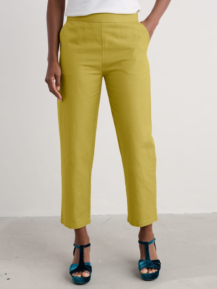 Seasalt Cornwall Green Westlin Trousers - Image 1 of 5 Seasalt Cornwall Green Westlin Trousers - Image 1 of 5