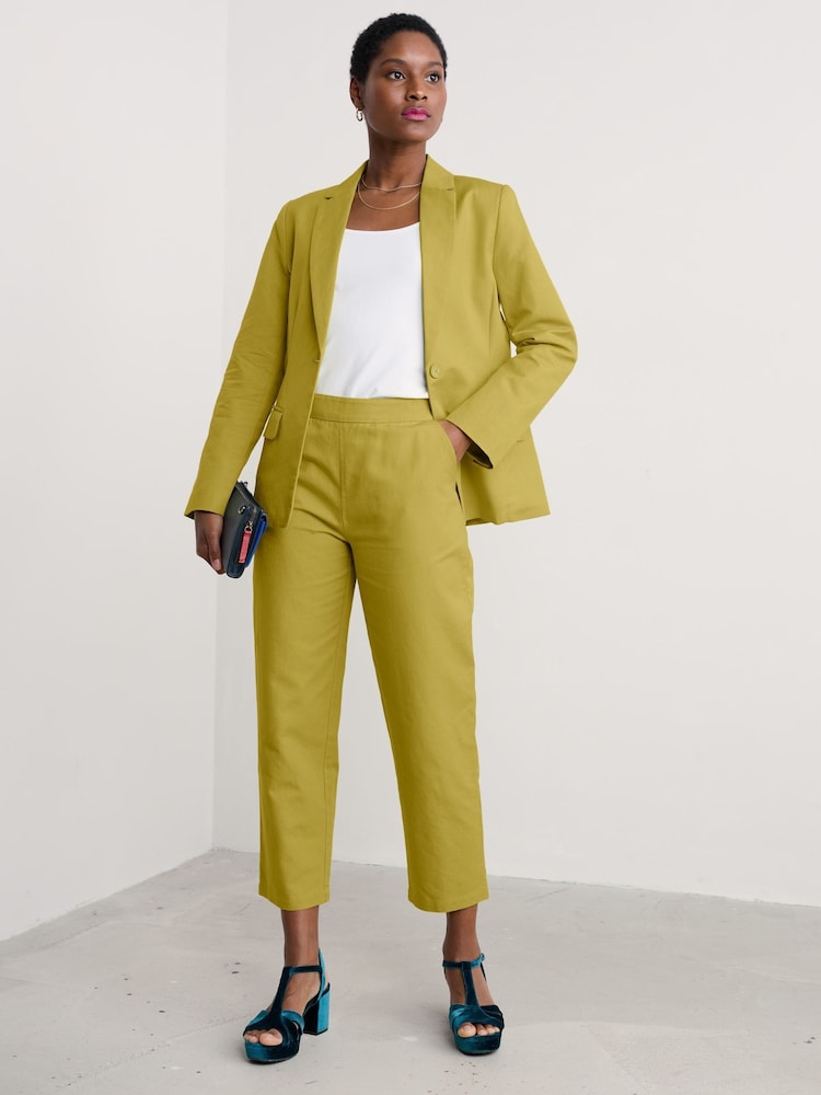 Seasalt Cornwall Green Westlin Trousers - Image 2 of 5 Seasalt Cornwall Green Westlin Trousers - Image 2 of 5