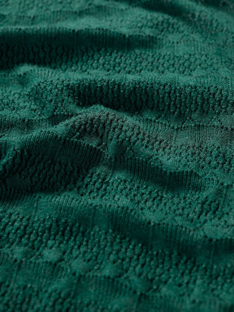 Seasalt Cornwall Green Sweet Day 100% Cotton Cardigan - Image 5 of 5