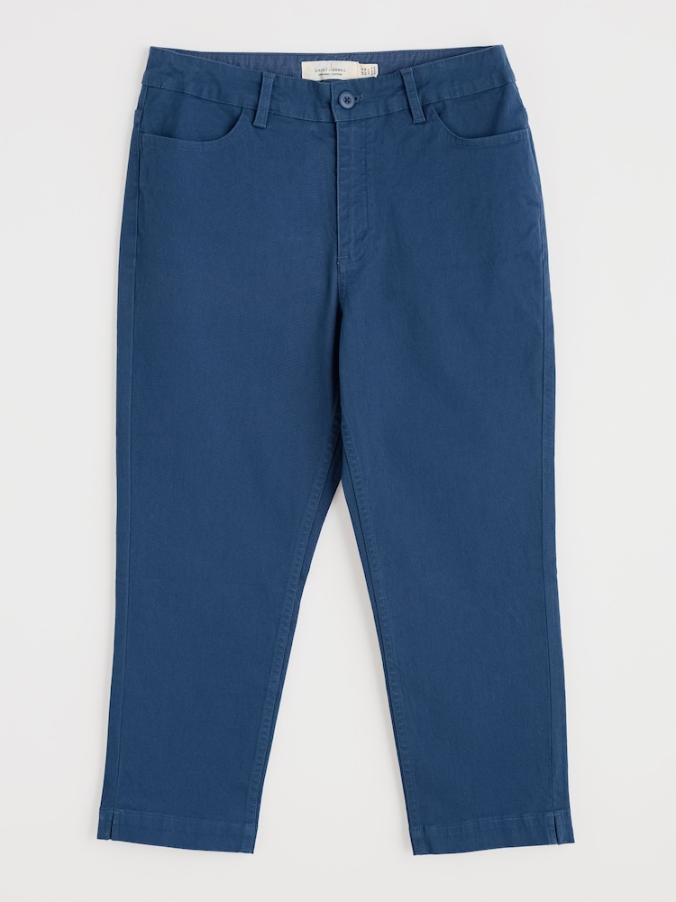 Seasalt Cornwall Blue Slim Fit Albert Quay Jeans - Image 4 of 5
