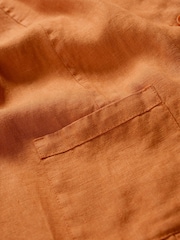 Seasalt Cornwall Orange Arame Linen Jacket - Image 11 of 11