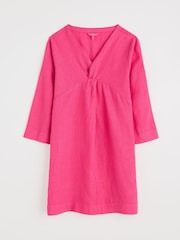 Seasalt Cornwall Pink Golitha Falls 100% Linen Tunic - Image 4 of 5