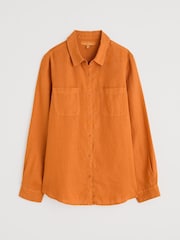 Seasalt Cornwall Orange Hazel Branch Shirt - Image 4 of 5