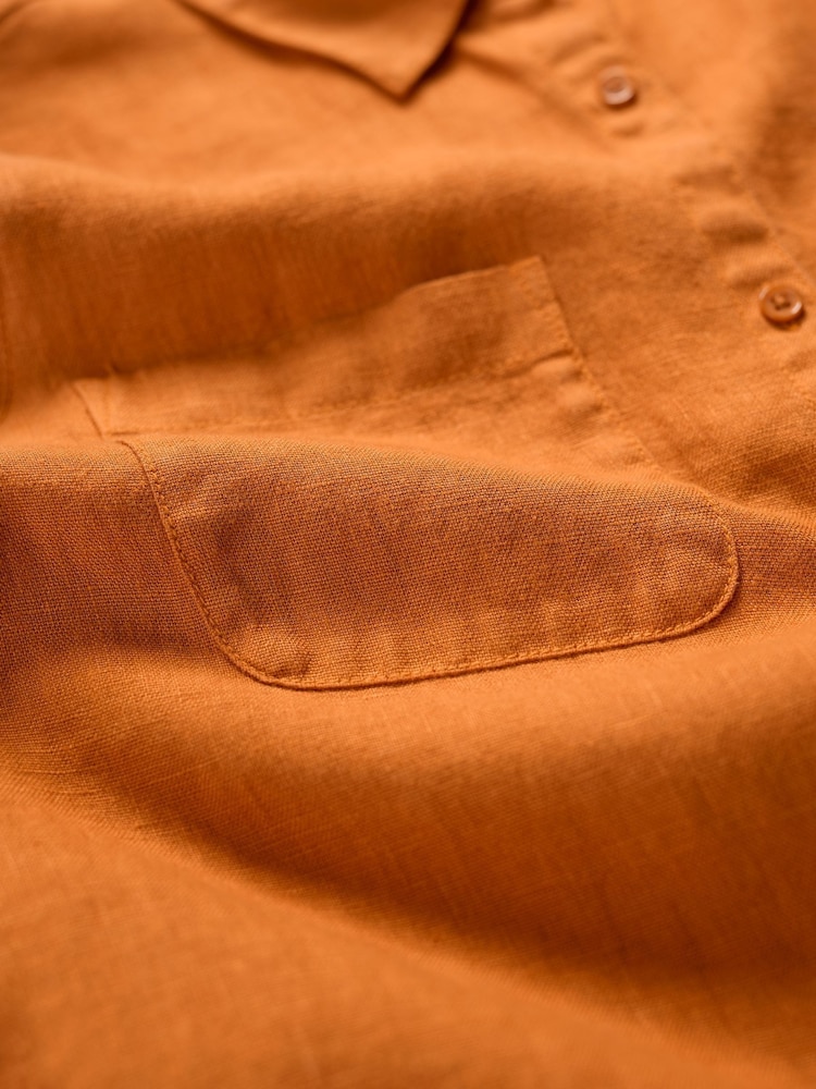 Seasalt Cornwall Orange Hazel Branch Shirt - Image 5 of 5