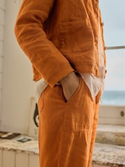 Seasalt Cornwall Orange Slim Fit Albert Quay Jeans - Image 2 of 2