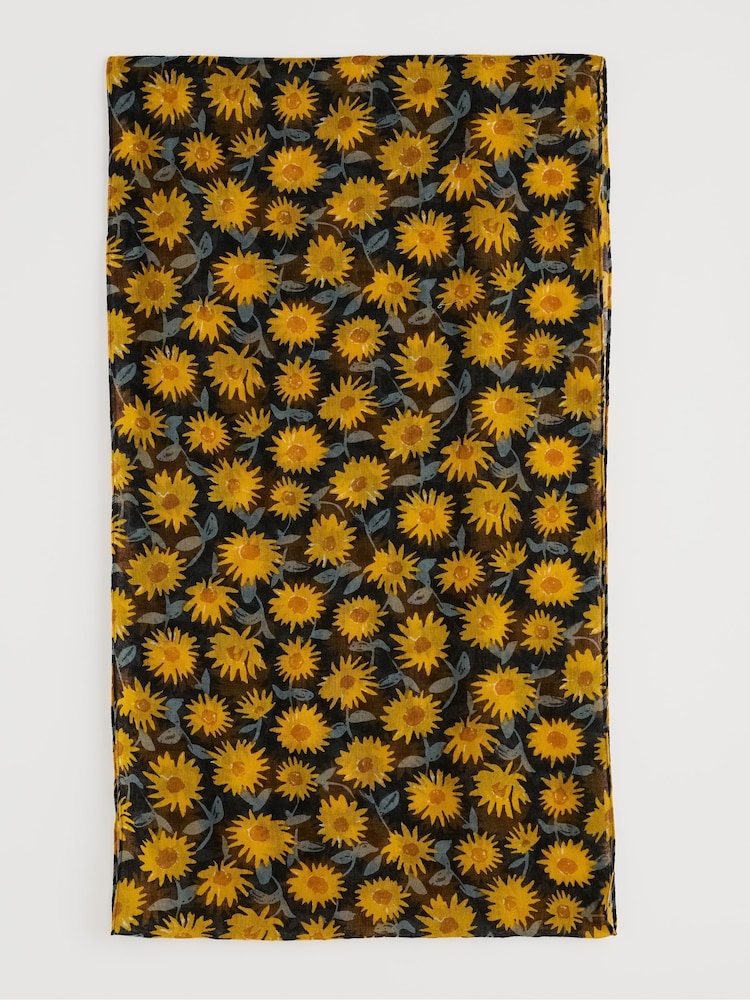 Seasalt Cornwall Yellow Pretty Circle Scarf - Image 3 of 3