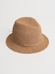 Seasalt Cornwall Natural Found Treasures Peaked Summer Hat - Image 3 of 4