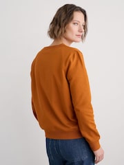 أصفر - Seasalt Cornwall Mappa Brushed Sweatshirt - صورة 2 من 5