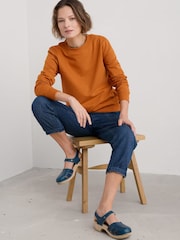 أصفر - Seasalt Cornwall Mappa Brushed Sweatshirt - صورة 3 من 5
