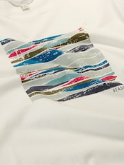 Seasalt Cornwall White Mens Midwatch 100% Cotton T-Shirt - Image 5 of 5