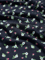 Seasalt Cornwall Bud Flower Maritime Light Pink Appletree Keyhole Detail T-Shirt - Image 5 of 5