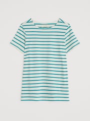 Seasalt Cornwall Blue 100% Cotton Sailor T-Shirt - Image 4 of 5