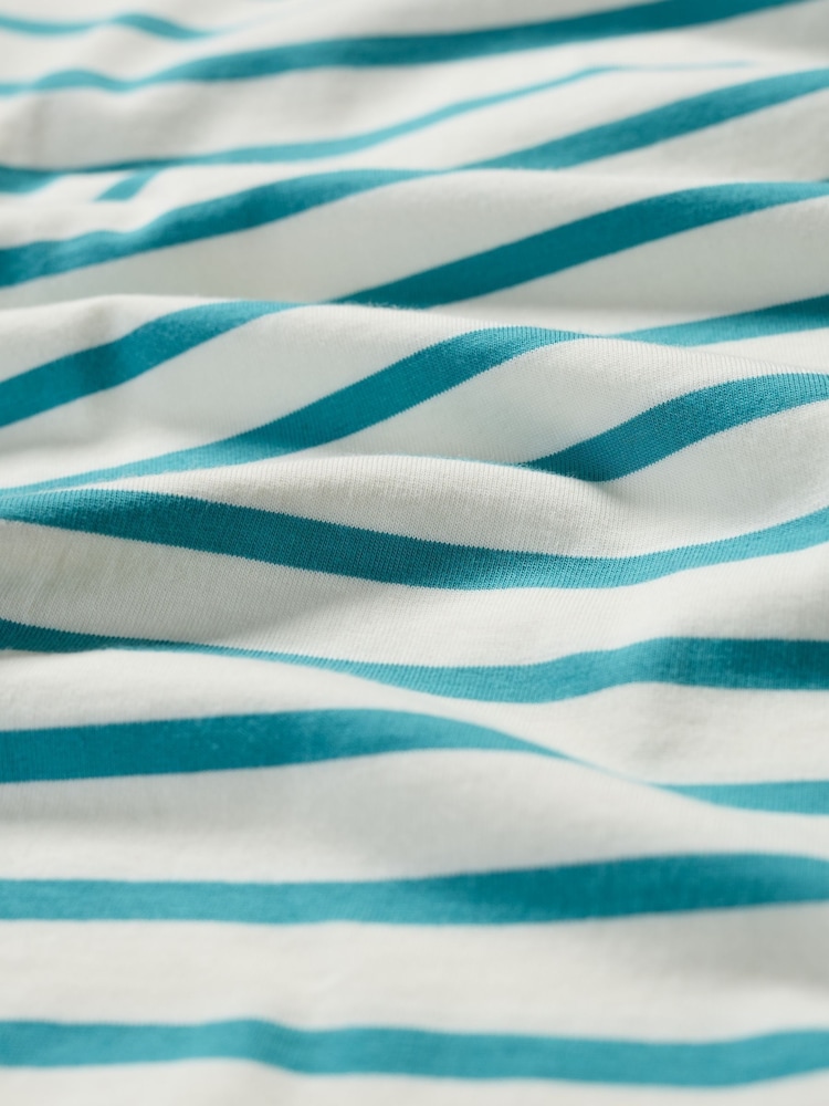 Seasalt Cornwall Blue 100% Cotton Sailor T-Shirt - Image 5 of 5