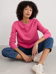 وردي - Seasalt Cornwall Mappa Brushed Sweatshirt - صورة 3 من 5