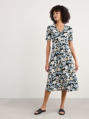 Seasalt Cornwall Black Petite Bell Gable Above-Ankle Dress - Image 1 of 5