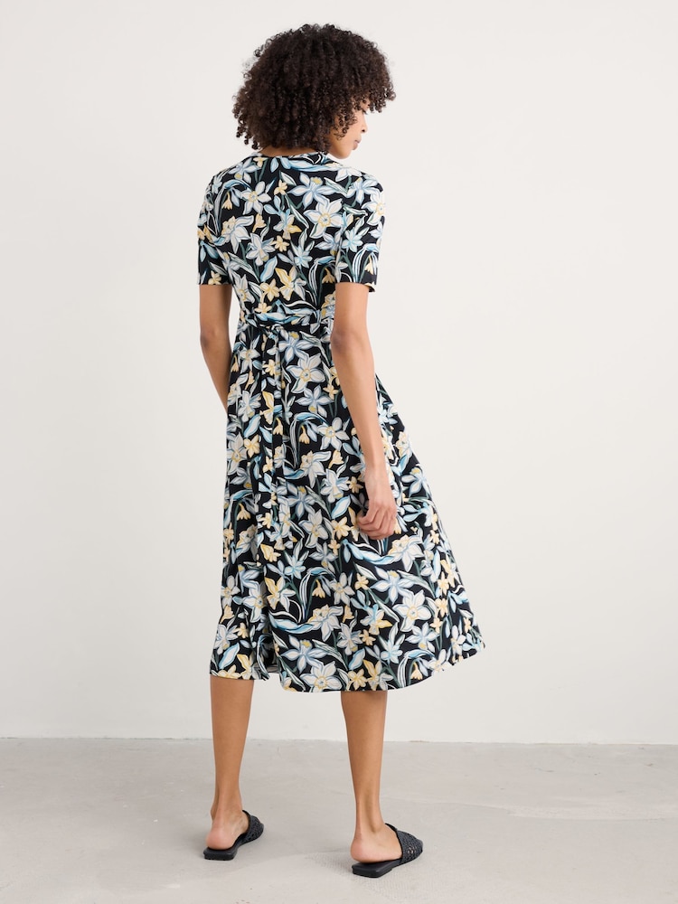 Seasalt Cornwall Black Petite Bell Gable Above-Ankle Dress - Image 2 of 5