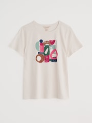 Blanco - Seasalt Cornwall Printing Ink 100% Cotton T-Shirt - Imagen 4 de 5