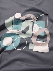 Seasalt Cornwall Grey Mens Midwatch 100% Cotton T-Shirt - Image 5 of 5