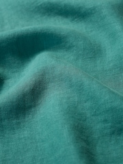 Seasalt Cornwall Sea Teal Shallow Layers 100% Linen Tunic - Image 5 of 5
