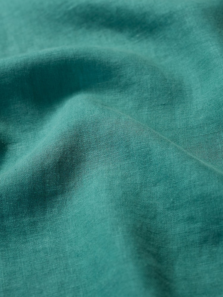 Seasalt Cornwall Sea Teal Shallow Layers 100% Linen Tunic - Image 5 of 5