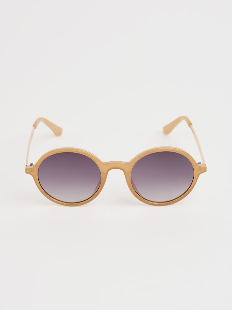 Seasalt Cornwall Yellow Cascade Round Sunglasses - Image 1 of 5